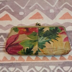 Patricia Nash Red and Green Tropical Clutch
